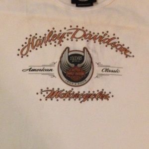 Harley Davidson 105th anniversary shirt.